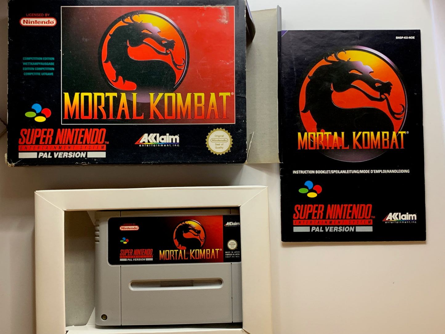 SNES - Mortal Kombat OVP - PAL Version