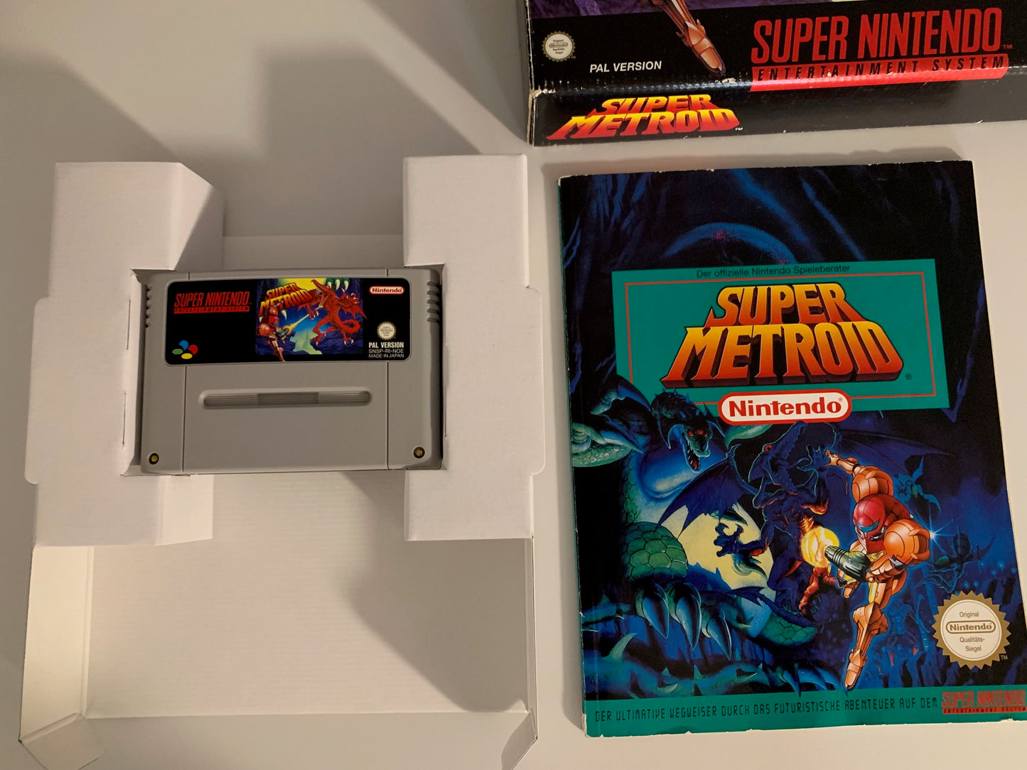 SNES - Super Metroid OVP - Big Box PAL Version DE