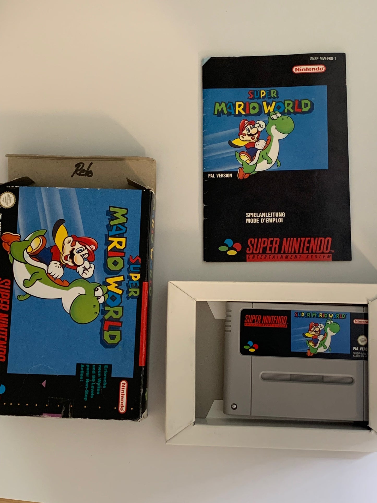 SNES - Super Mario World OVP - PAL Version