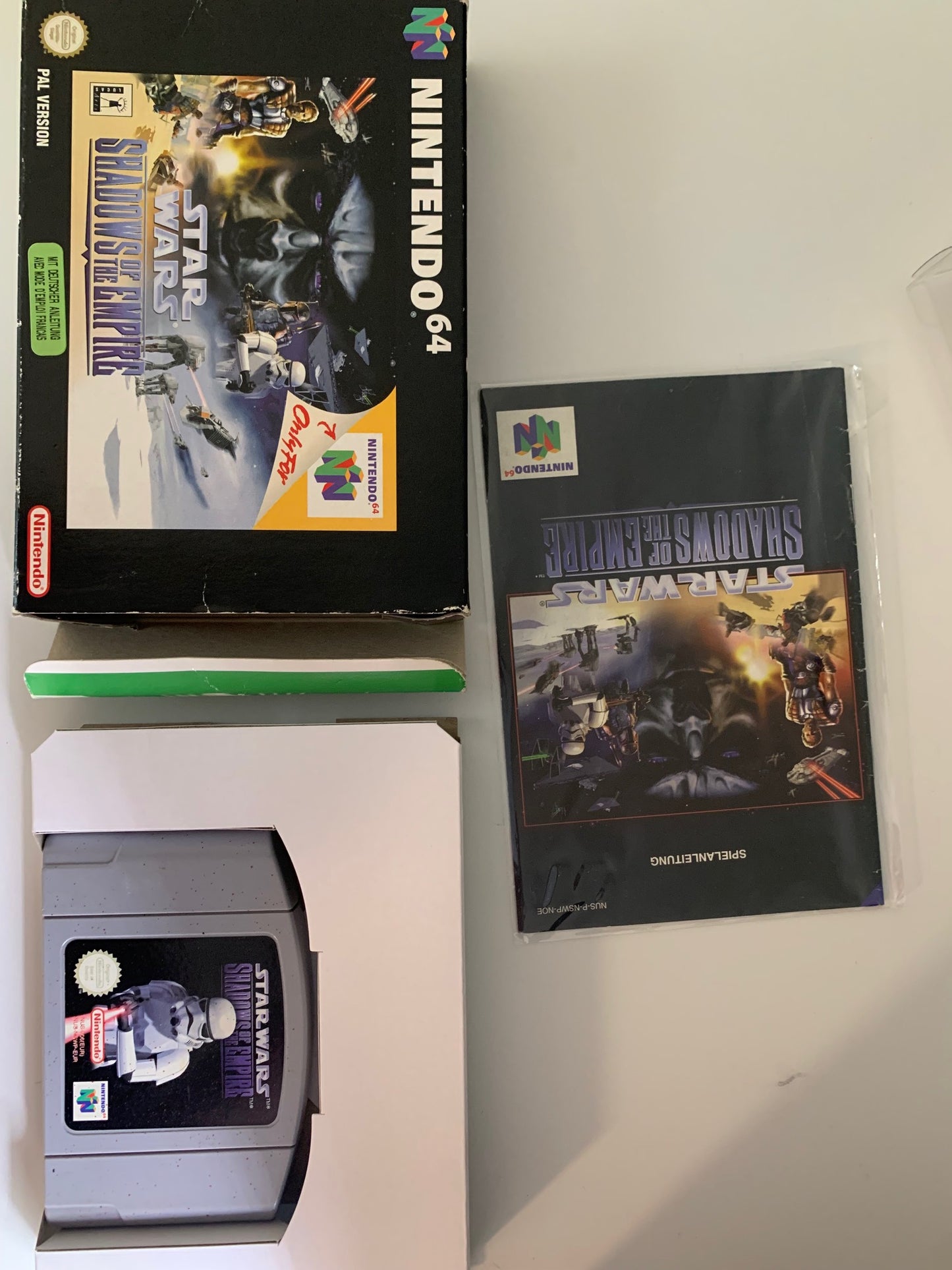N64 - Star Wars: Shadows of the Empire OVP - DE