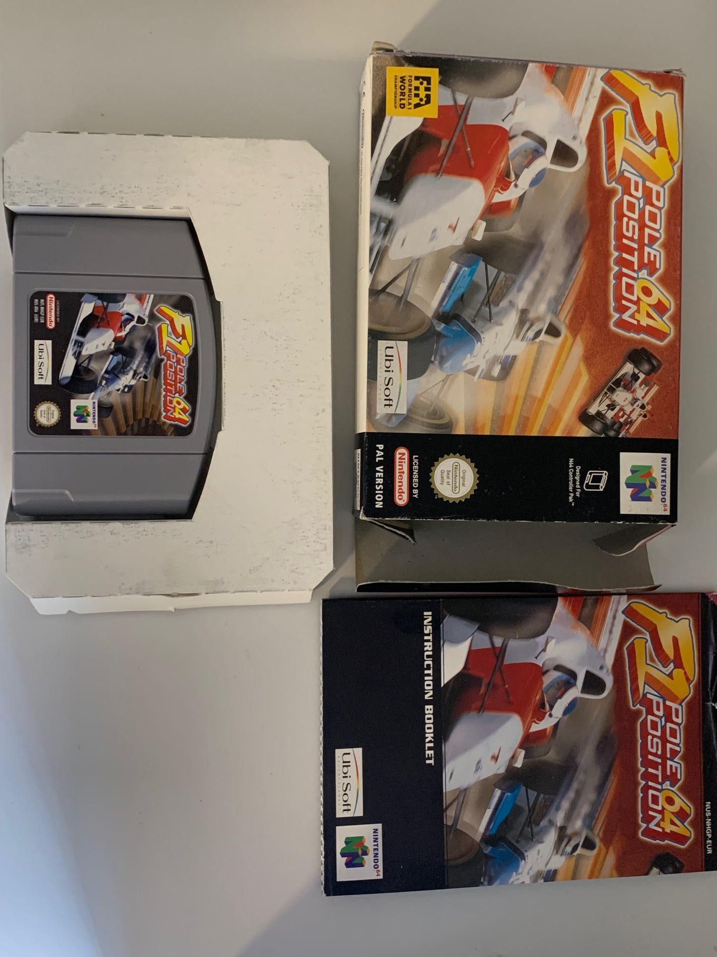 N64 - F1 Pole Position 64 OVP - Mehrsprachig