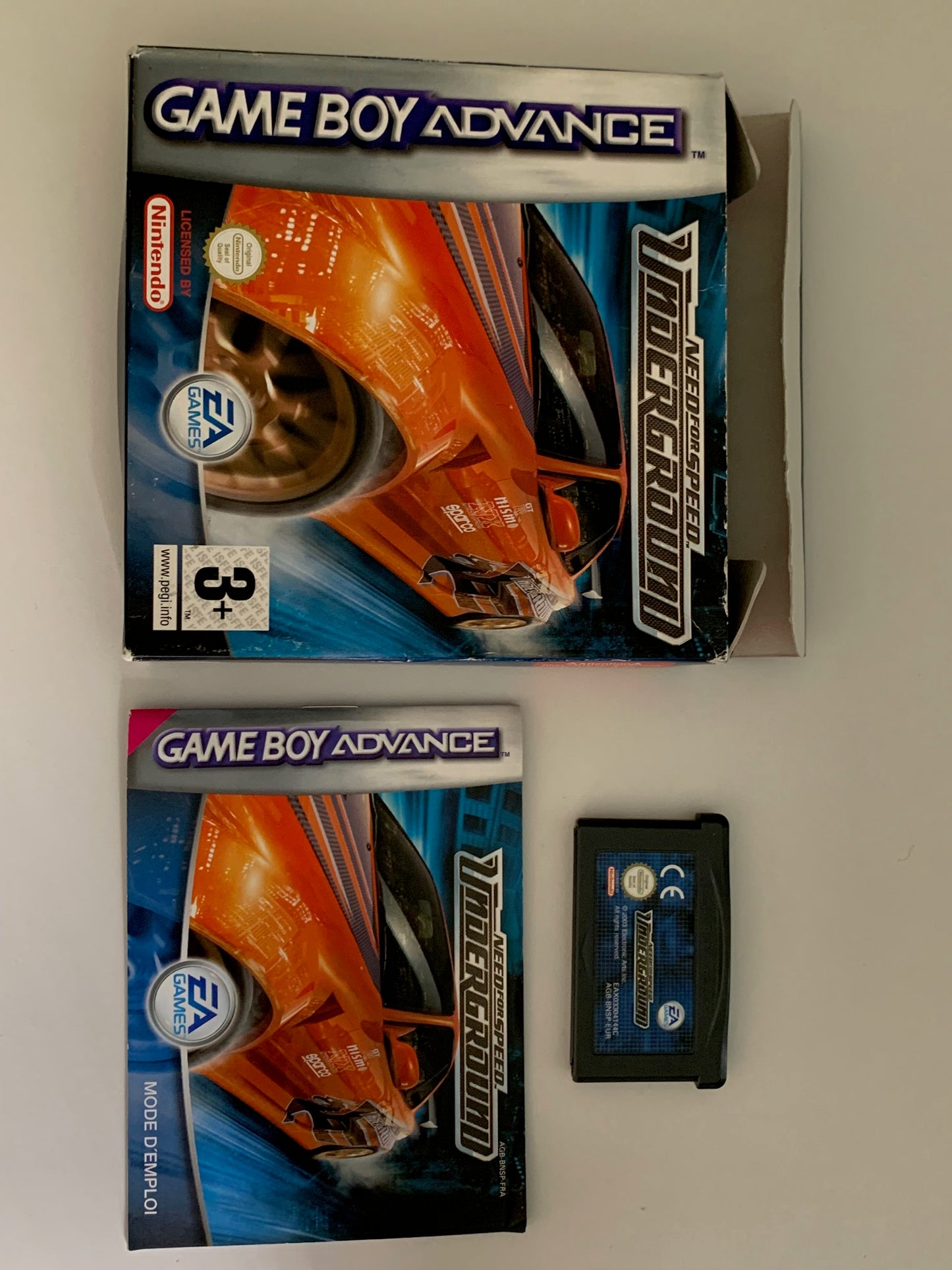 Game Boy Advance - Need for Speed Underground OVP - FR