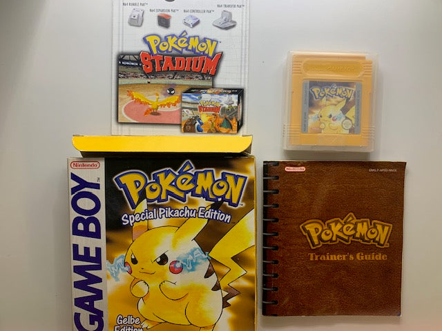 Game Boy - Pokémon Gelbe Edition OVP - DE