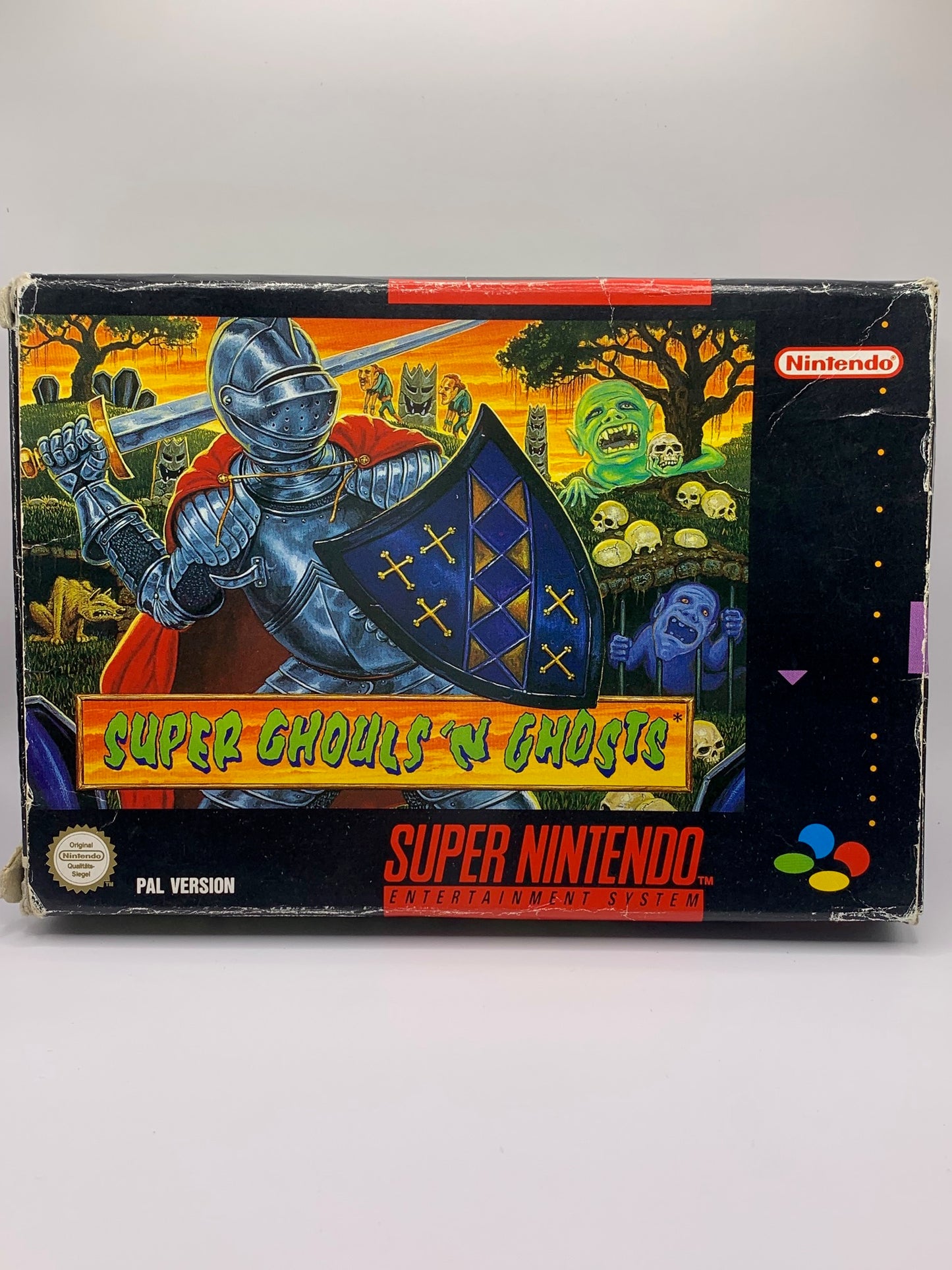 SNES - Super Ghouls 'N Ghosts OVP - PAL Version DE