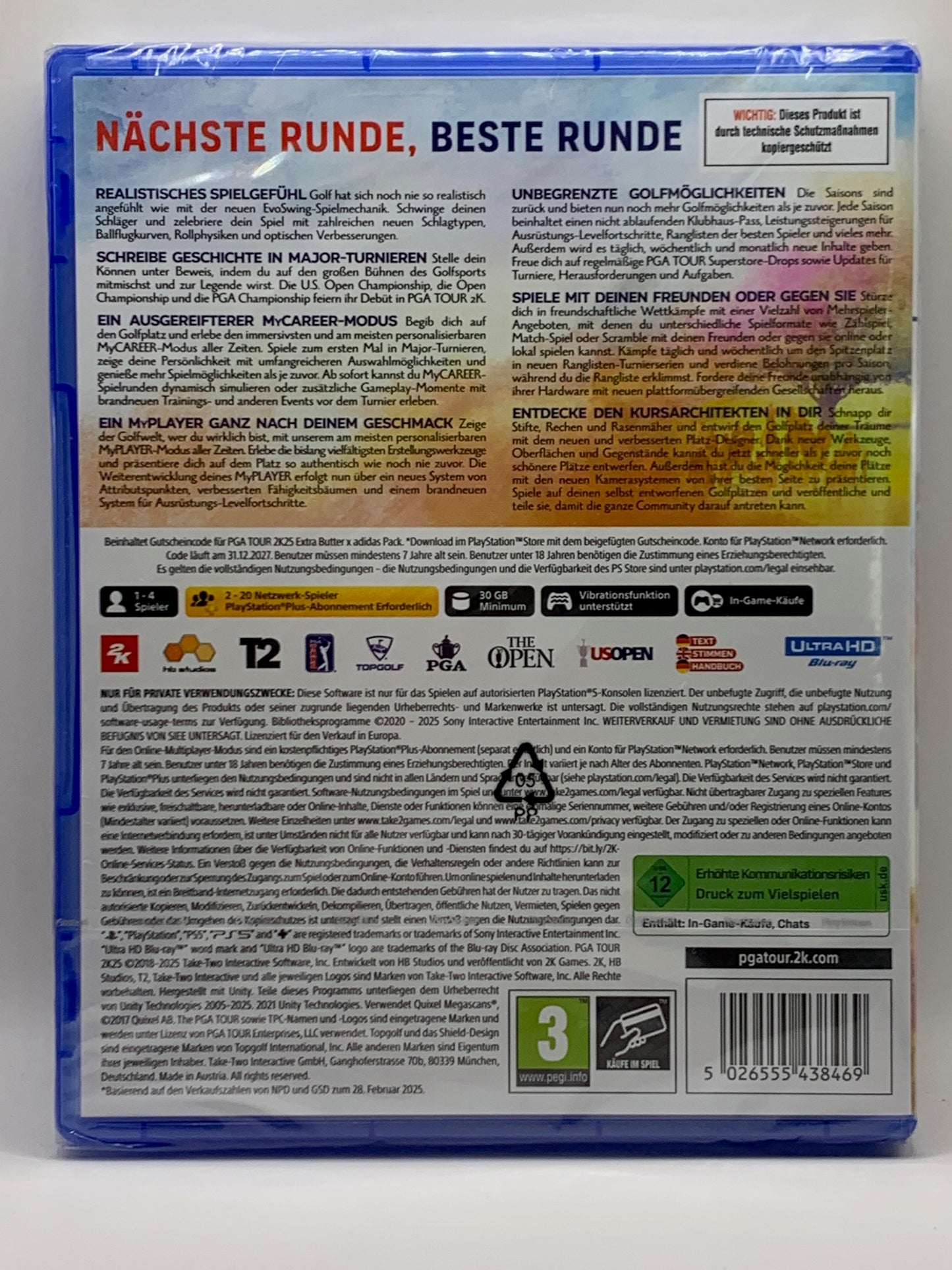PS5 - PGA Tour 2K25 - NEU Sealed - DE