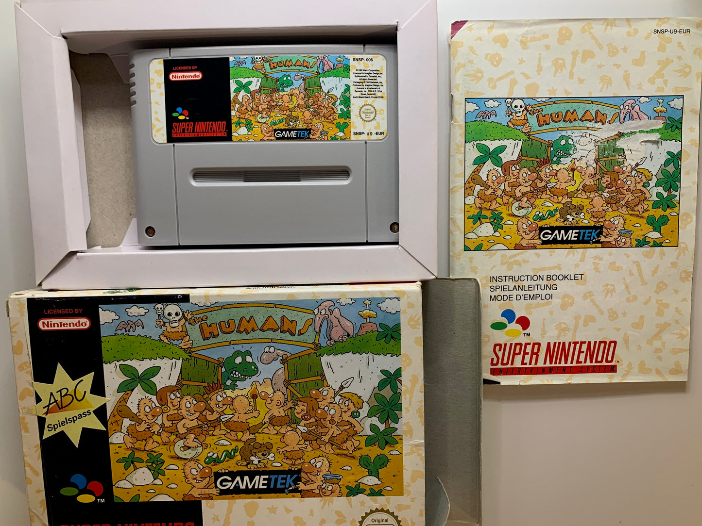 SNES - The Humans OVP - PAL Version DE