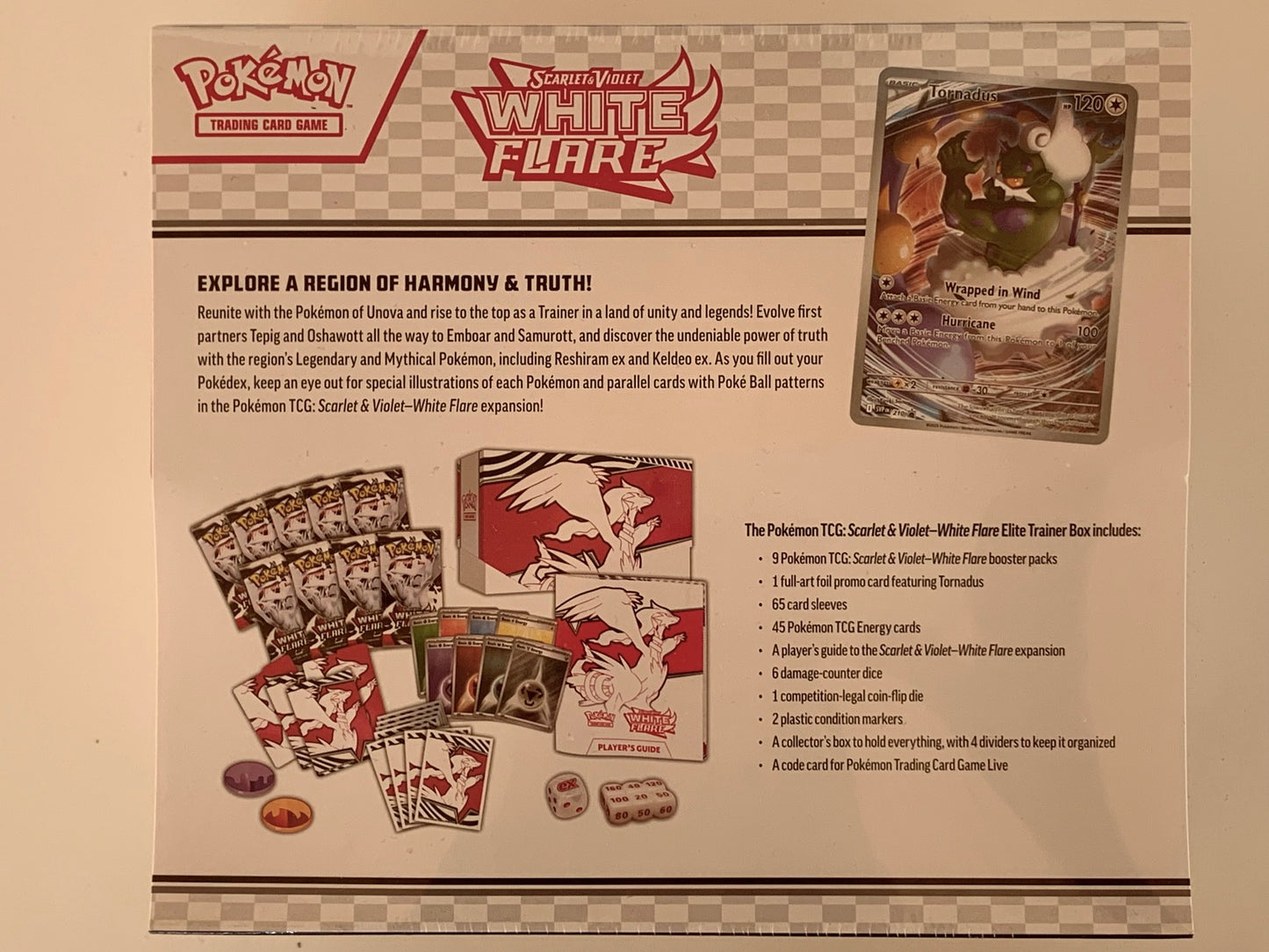 Pokémon TCG: Scarlet & Violet Expansion - White Flare Elite Trainer Box - EN