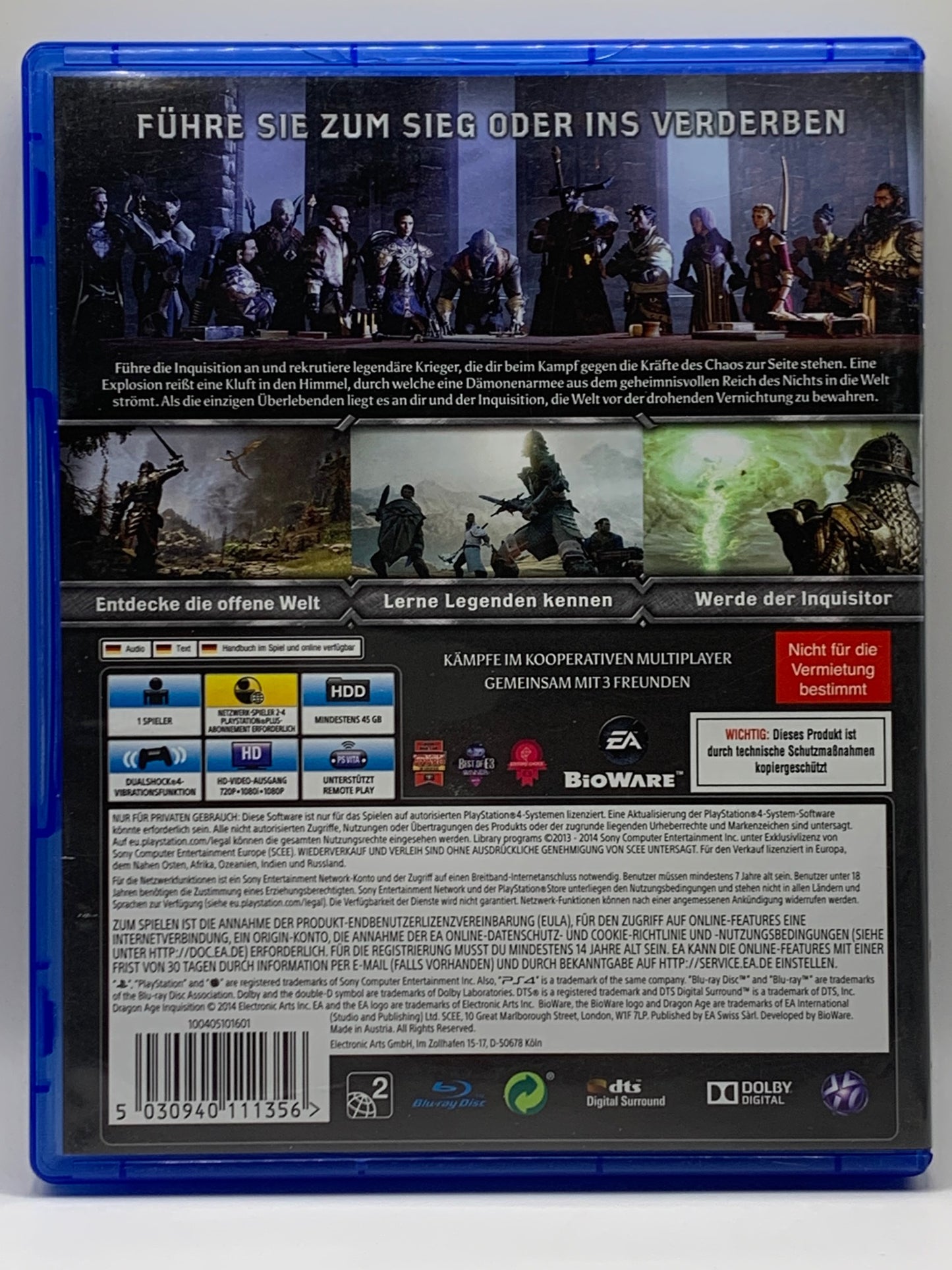PS4 - Dragon Age Inquisition - DE