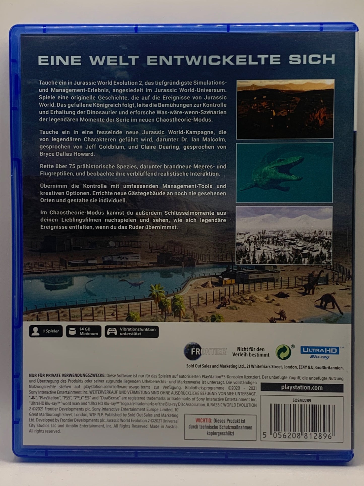 PS5 - Jurassic World Evolution 2 - DE