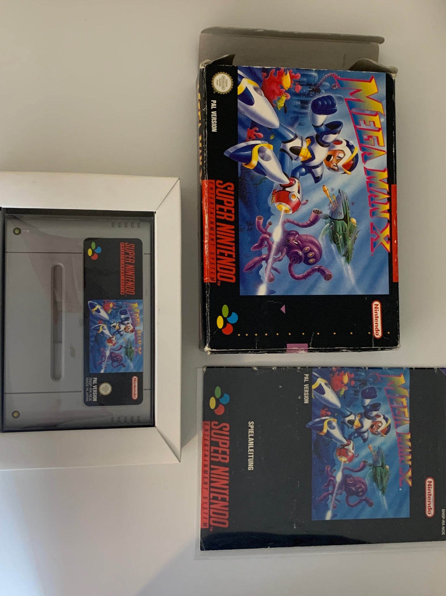 SNES - Mega Man X OVP - PAL Version DE
