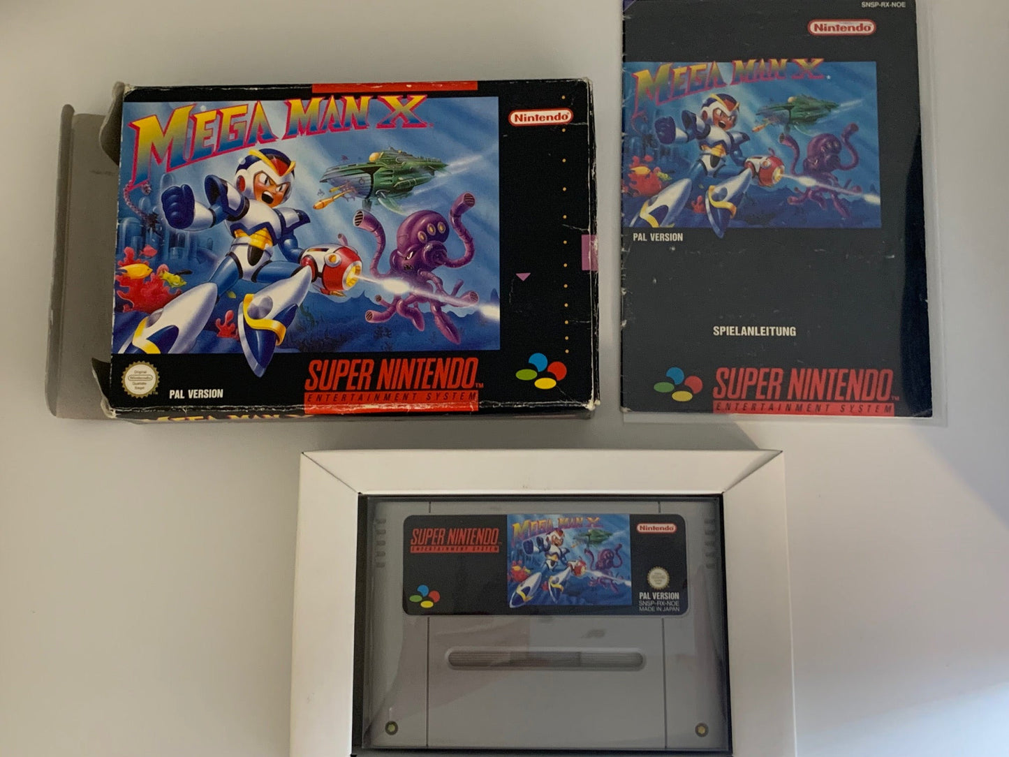 SNES - Mega Man X OVP - PAL Version DE