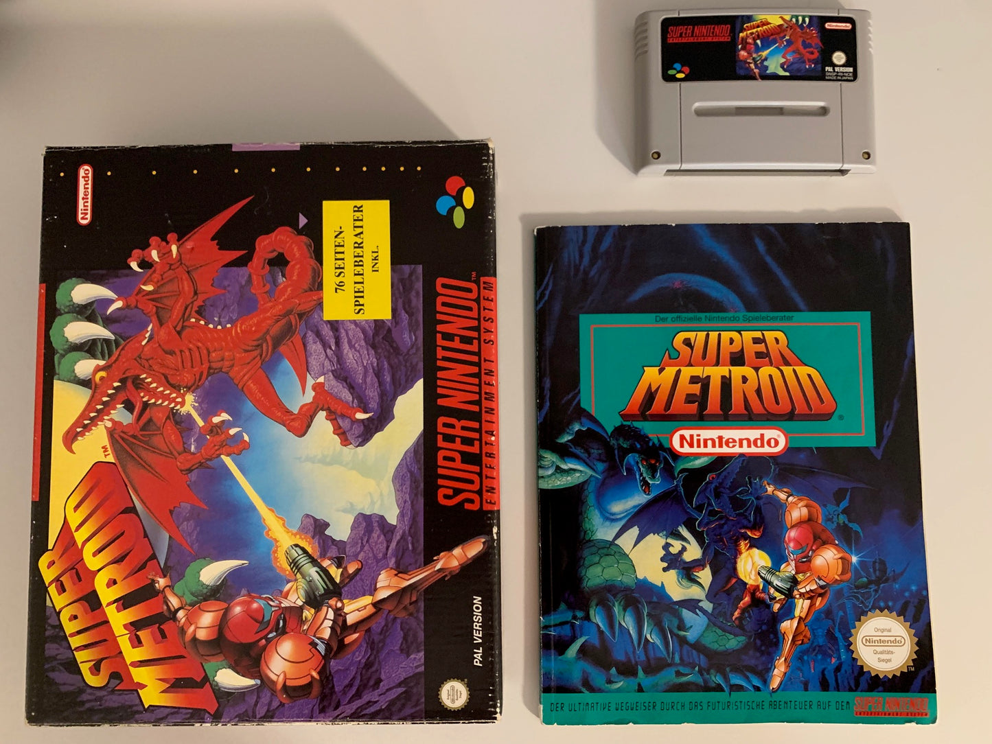 SNES - Super Metroid OVP - Big Box PAL Version DE