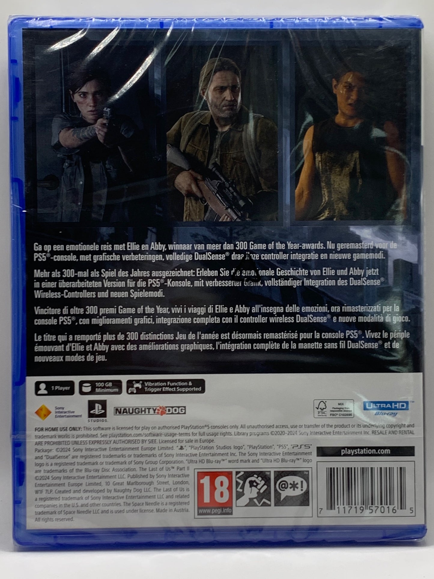PS5 - The Last of Us Part II Remastered - NEU Sealed - DE, NL, IT, FR