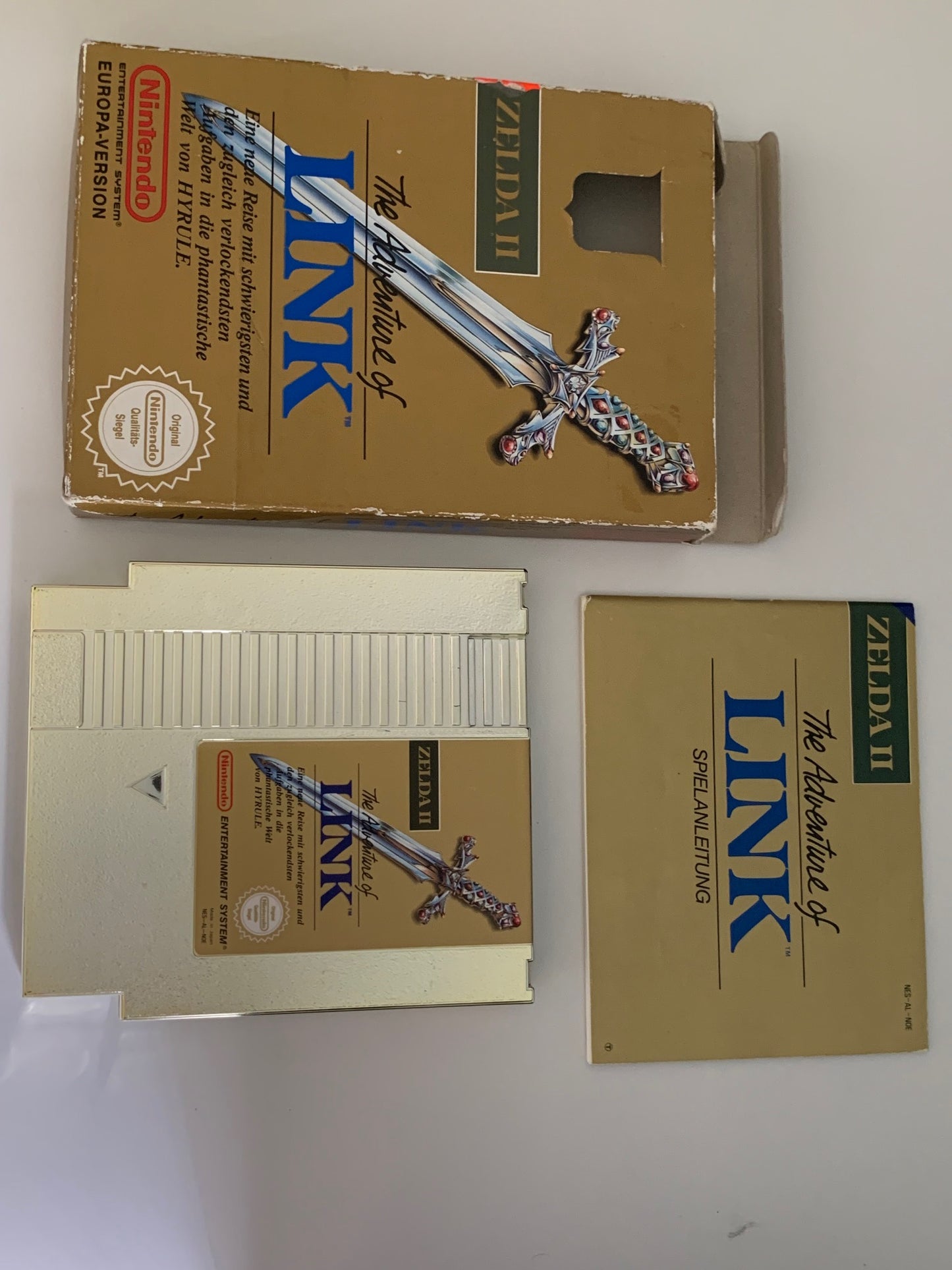 NES - Zelda II: The Adventure of Link OVP - DE