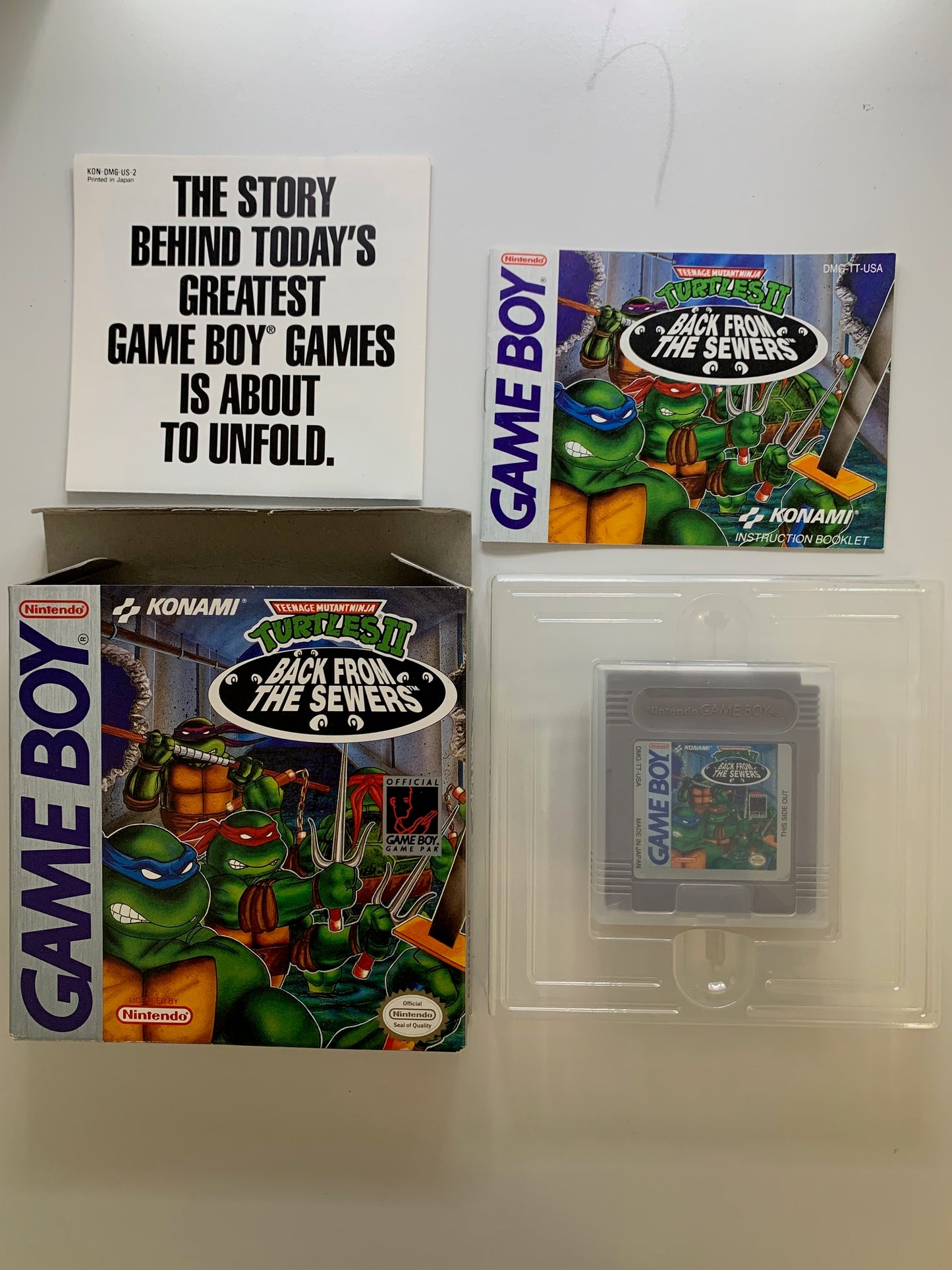 Game Boy - Teenage Mutant Ninja Turtles II: Back from the Sewers OVP - EN
