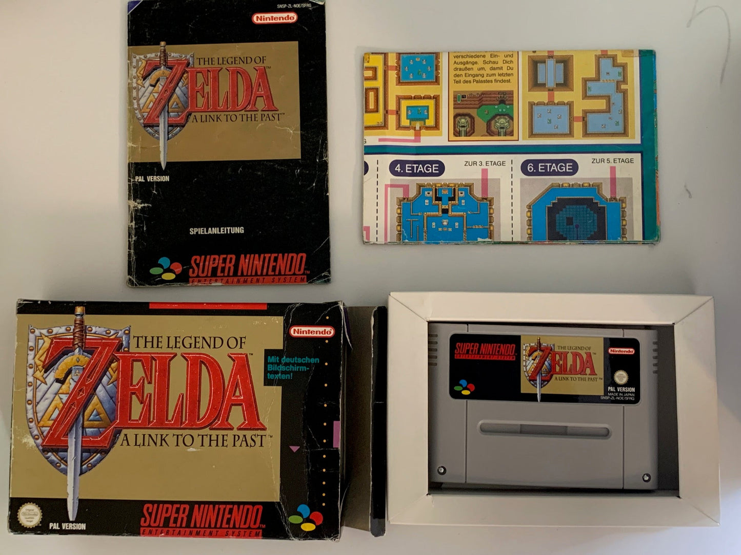 SNES - The Legend of Zelda: A Link to the Past OVP - PAL Version DE