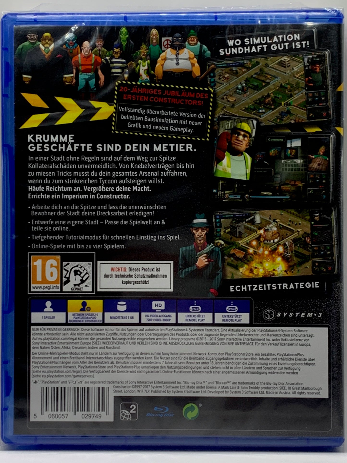 PS4 - Constructor - NEU Sealed - DE