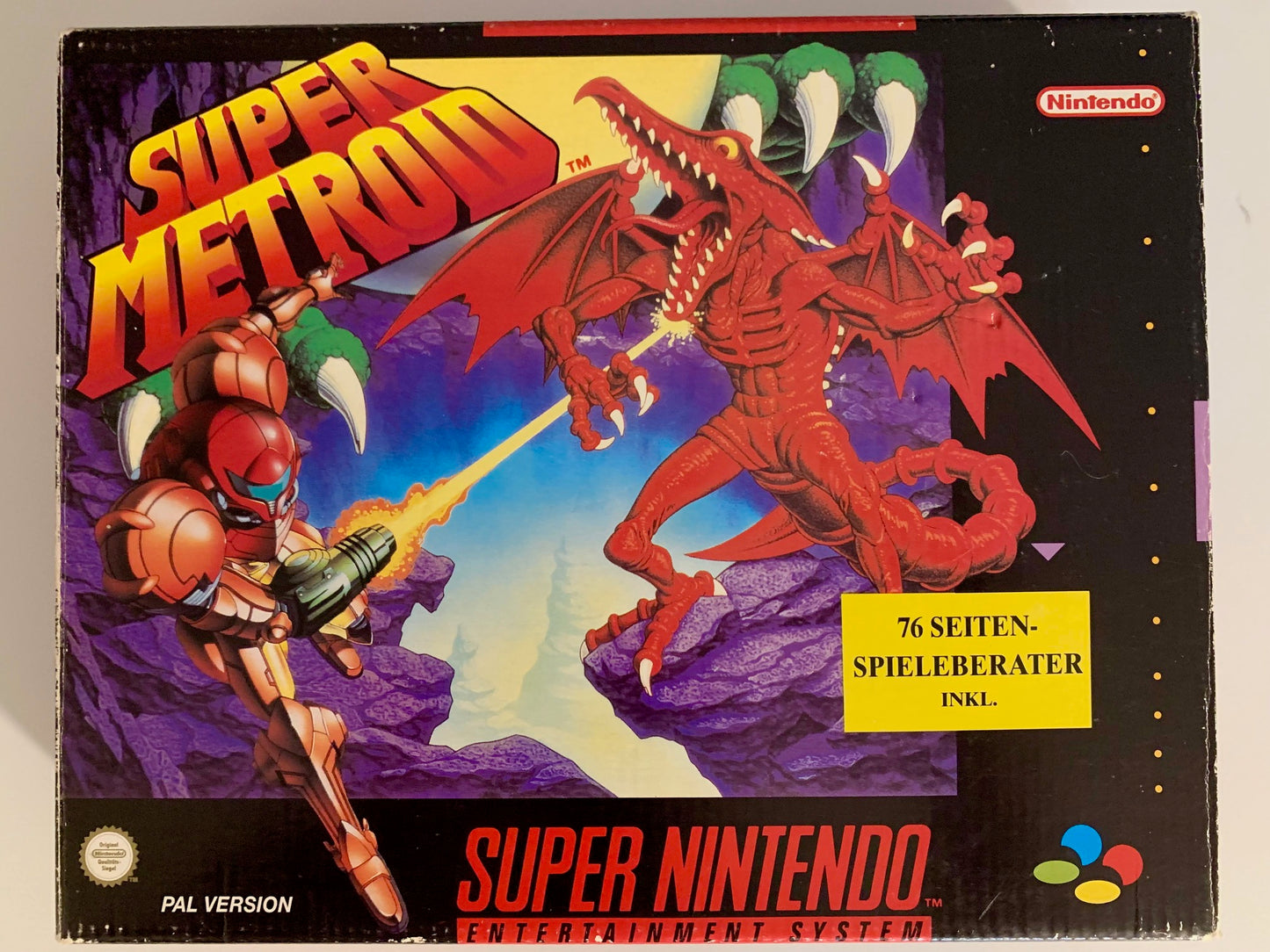 SNES - Super Metroid OVP - Big Box PAL Version DE