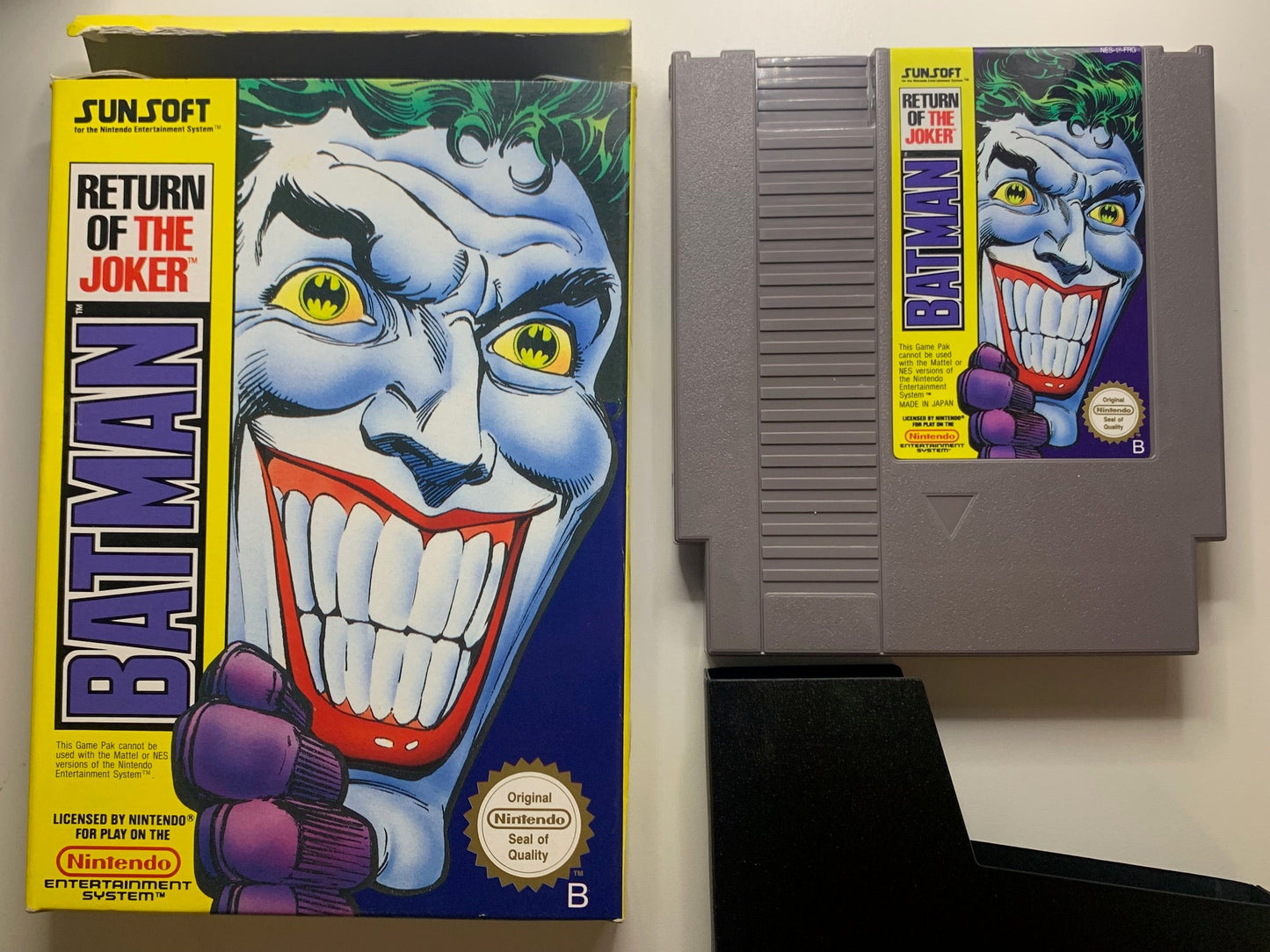 NES - Batman: Return of the Joker OVP - DE