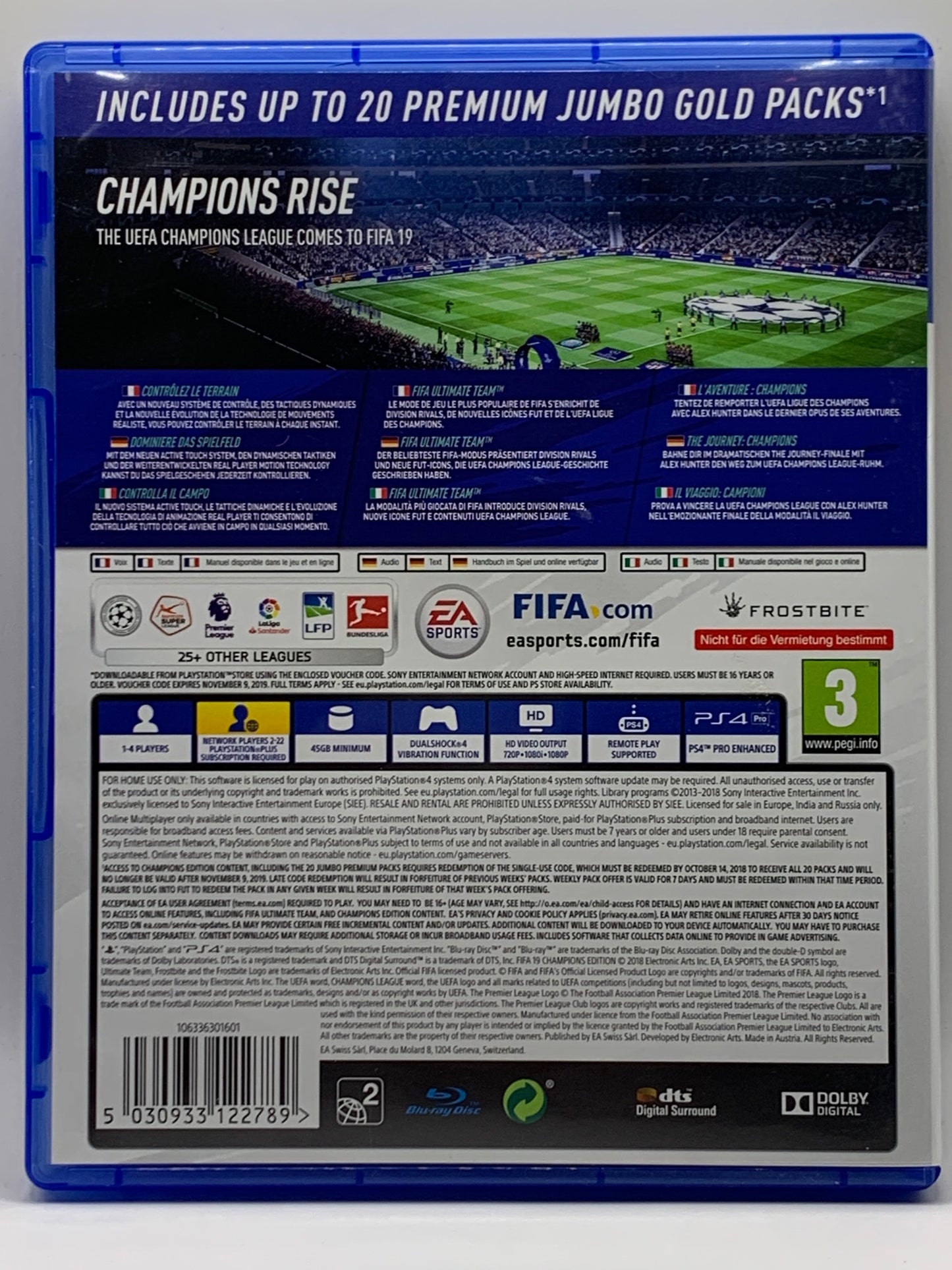 PS4 - FIFA 19 Champions Edition - DE