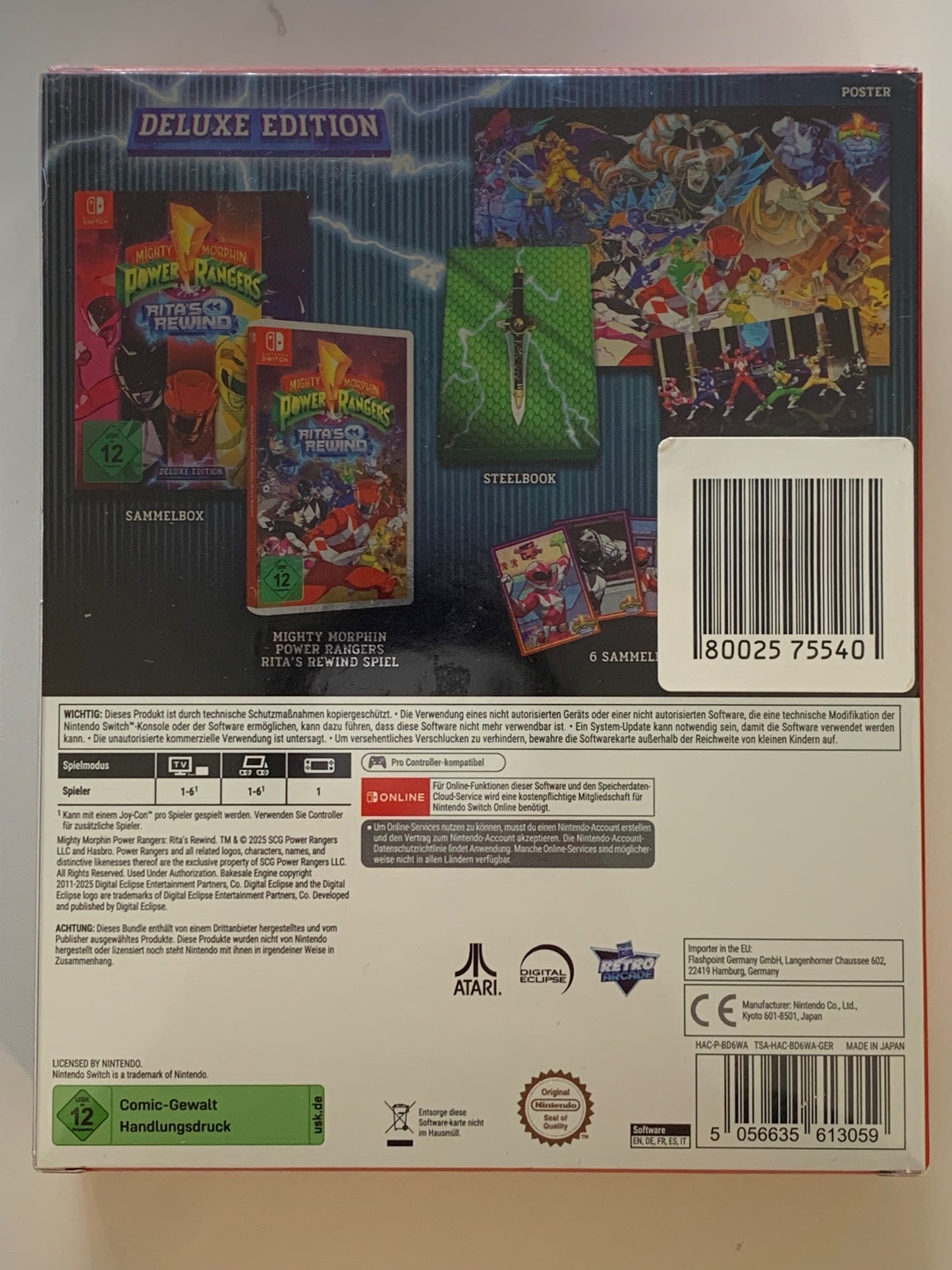 Nintendo Switch - Mighty Morphin Power Rangers: Rita's Rewind Deluxe Edition NEU Sealed