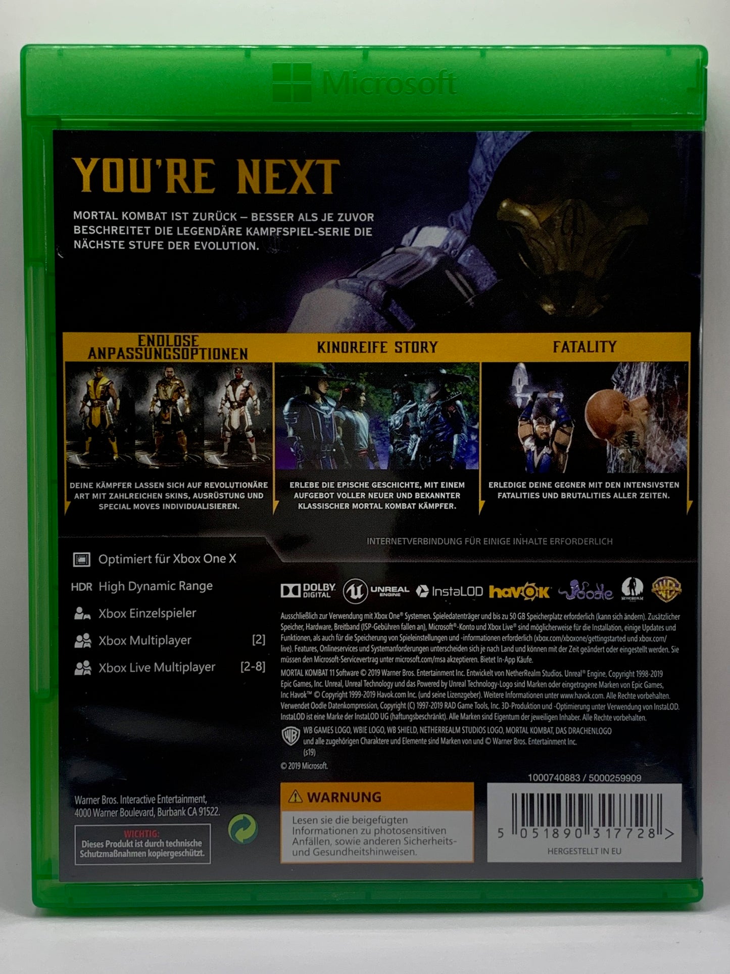 Xbox One - Mortal Kombat 11