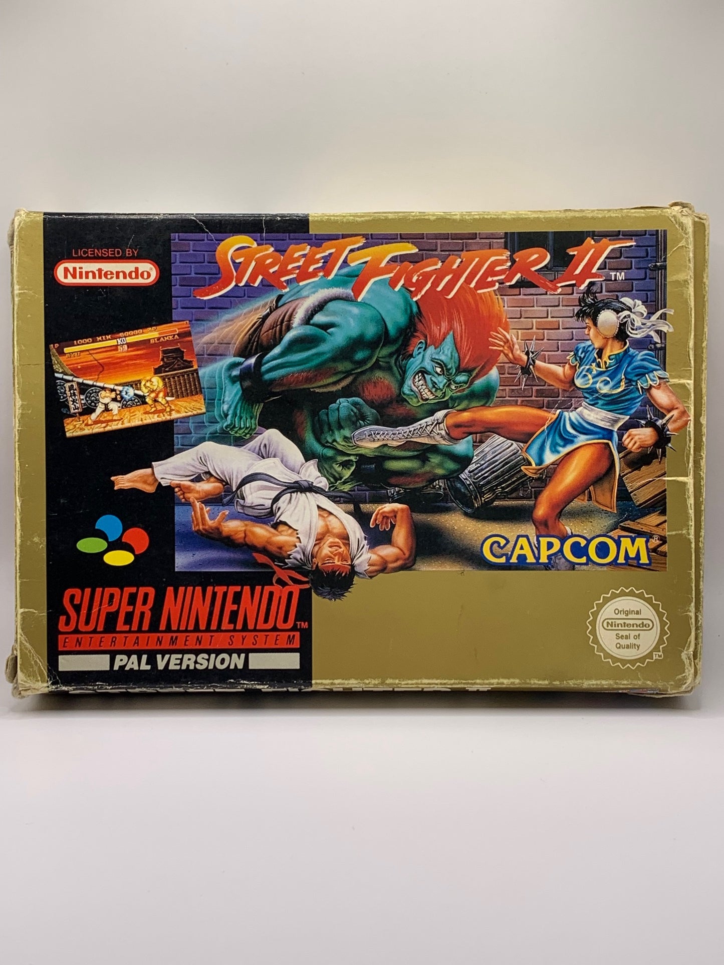 SNES - Street Fighter II OVP - PAL Version DE, FR