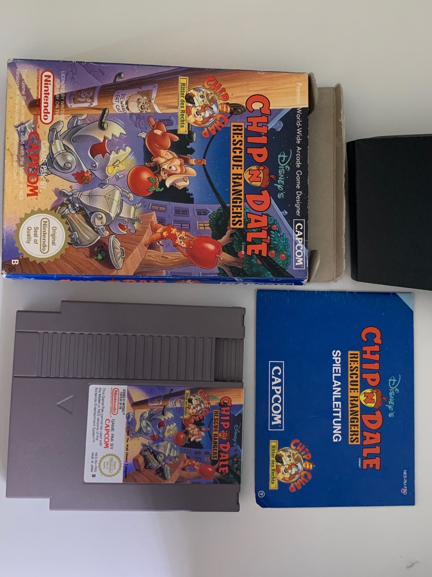 NES - Chip 'n Dale: Rescue Rangers OVP - DE