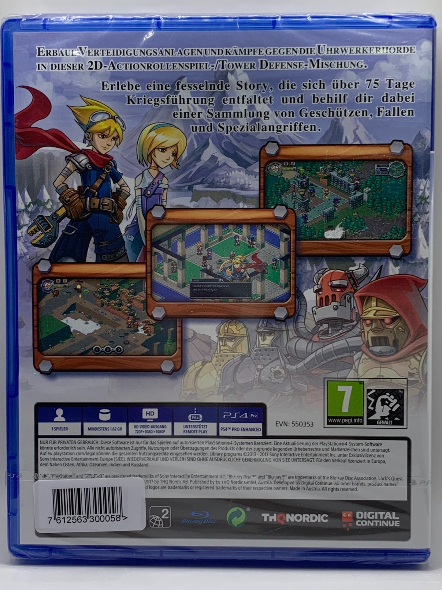 PS4 - Lock's Quest - NEU Sealed - DE