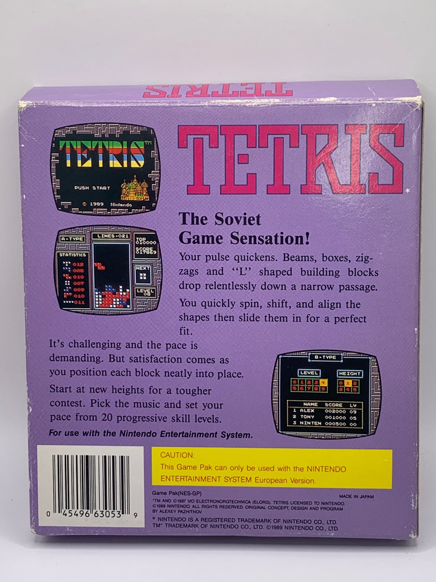NES - Tetris OVP - EN