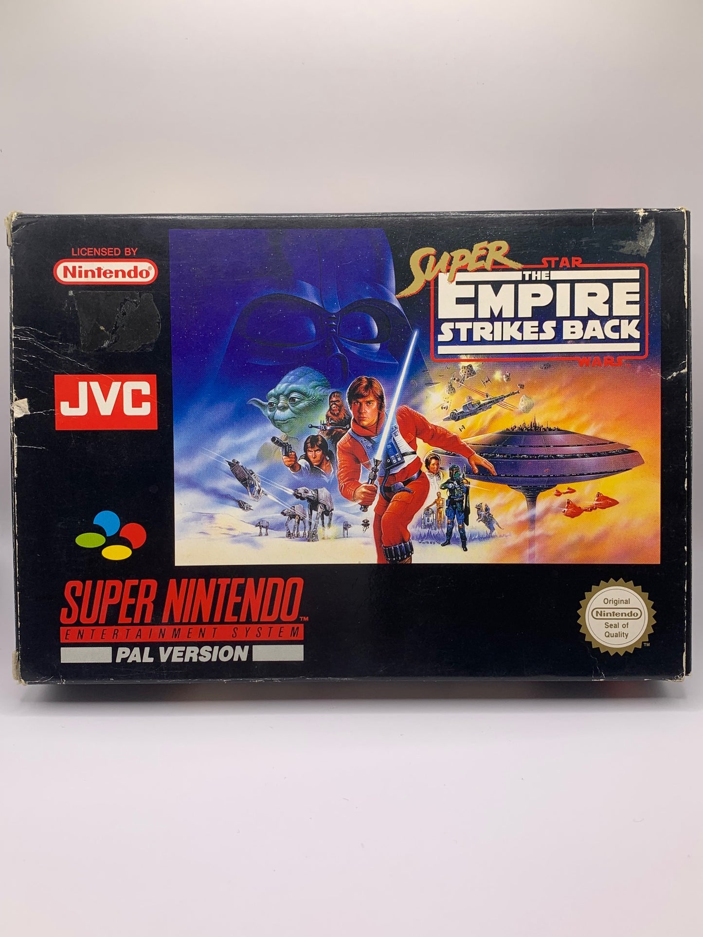 SNES - Star Wars: The Empire Strikes Back OVP - PAL Version ES