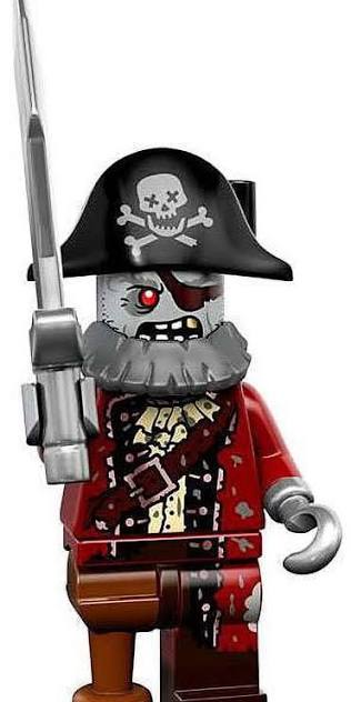 LEGO Minifigur CMF Serie 14 - Zombiepirat