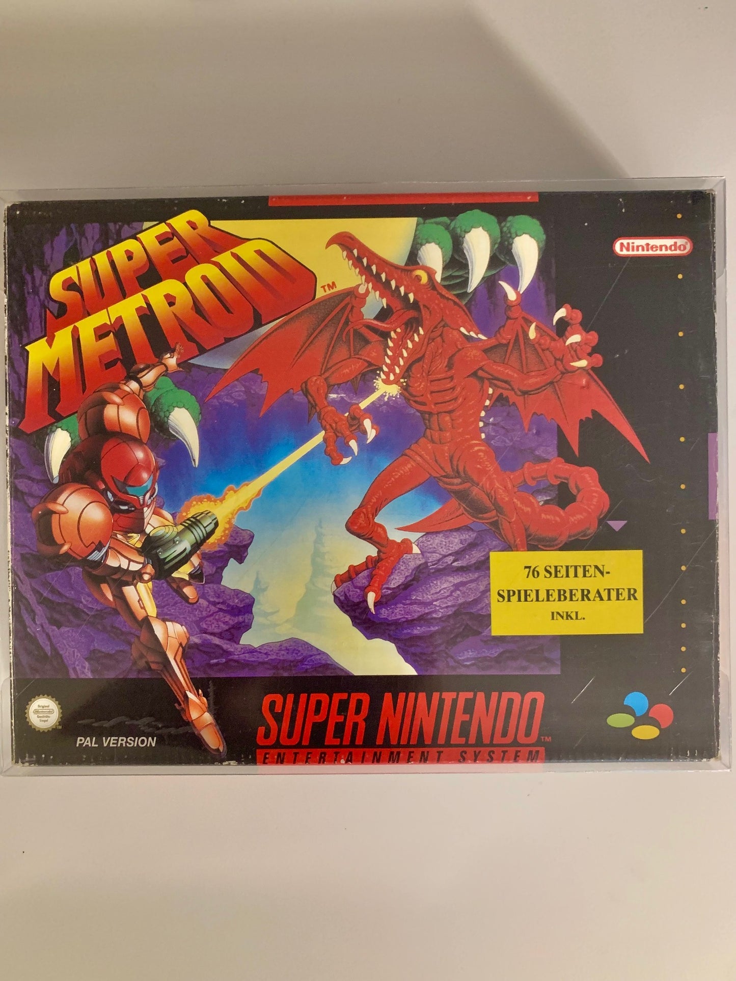 SNES - Super Metroid OVP - Big Box PAL Version DE