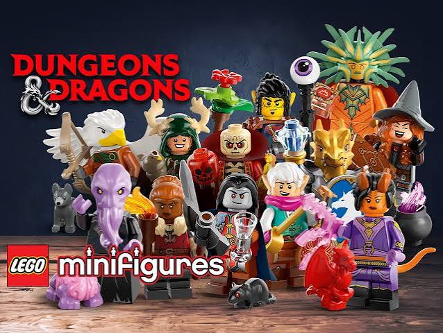 LEGO CMF Dungeons & Dragons Figuren