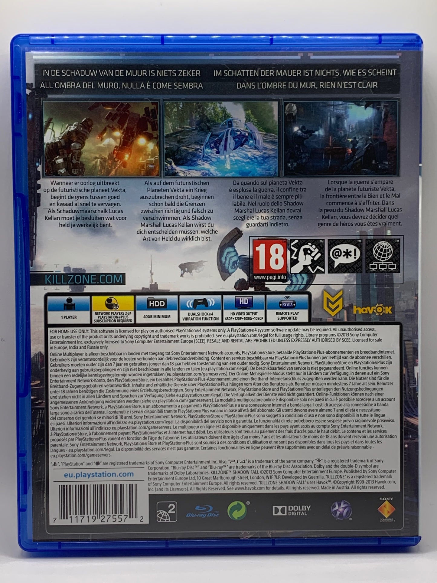 PS4 - Killzone: Shadow Fall - DE