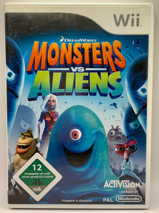 Nintendo Wii - Monsters vs Aliens - DE