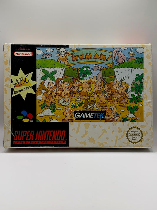 SNES - The Humans OVP - PAL Version DE