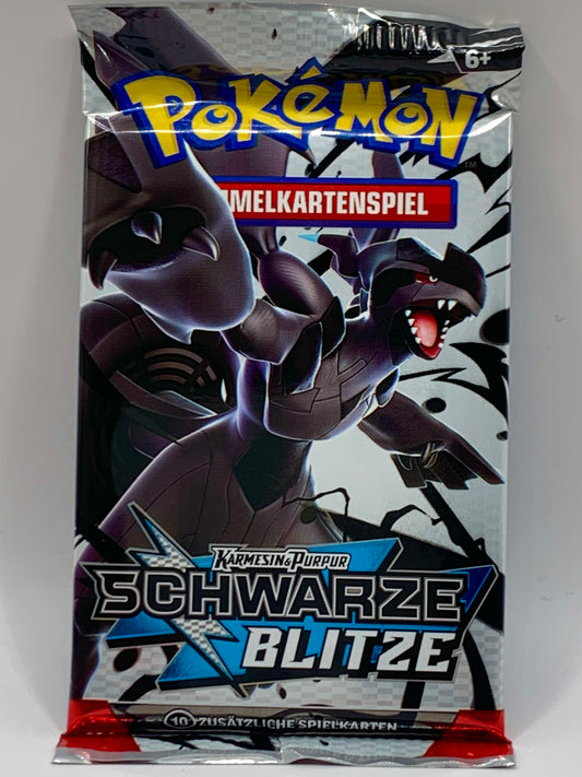 Pokémon TCG: Karmesin & Purpur - Schwarze Blitze Booster Pack - DE