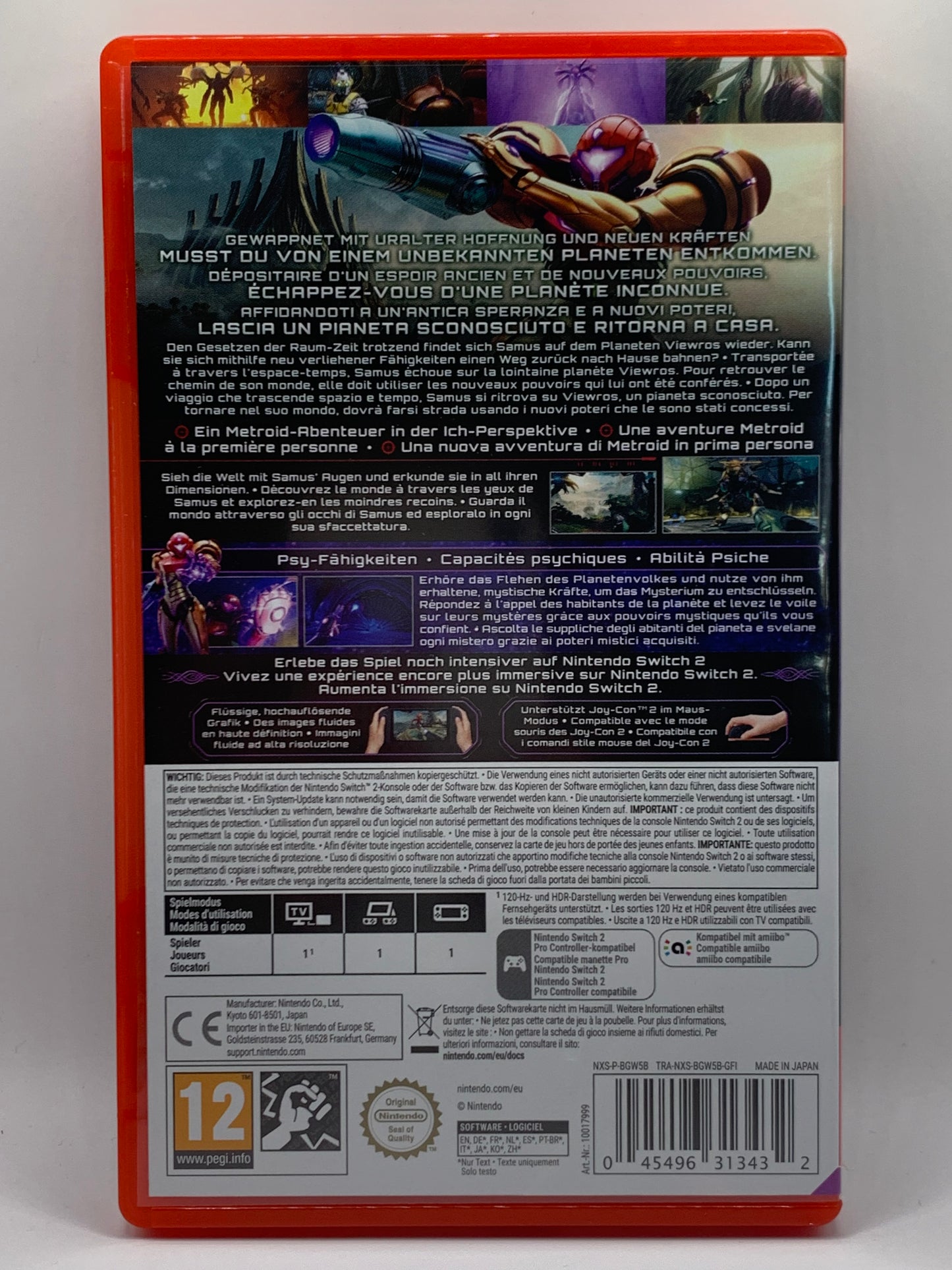 Nintendo Switch 2 - Metroid Prime 4 Beyond - DE