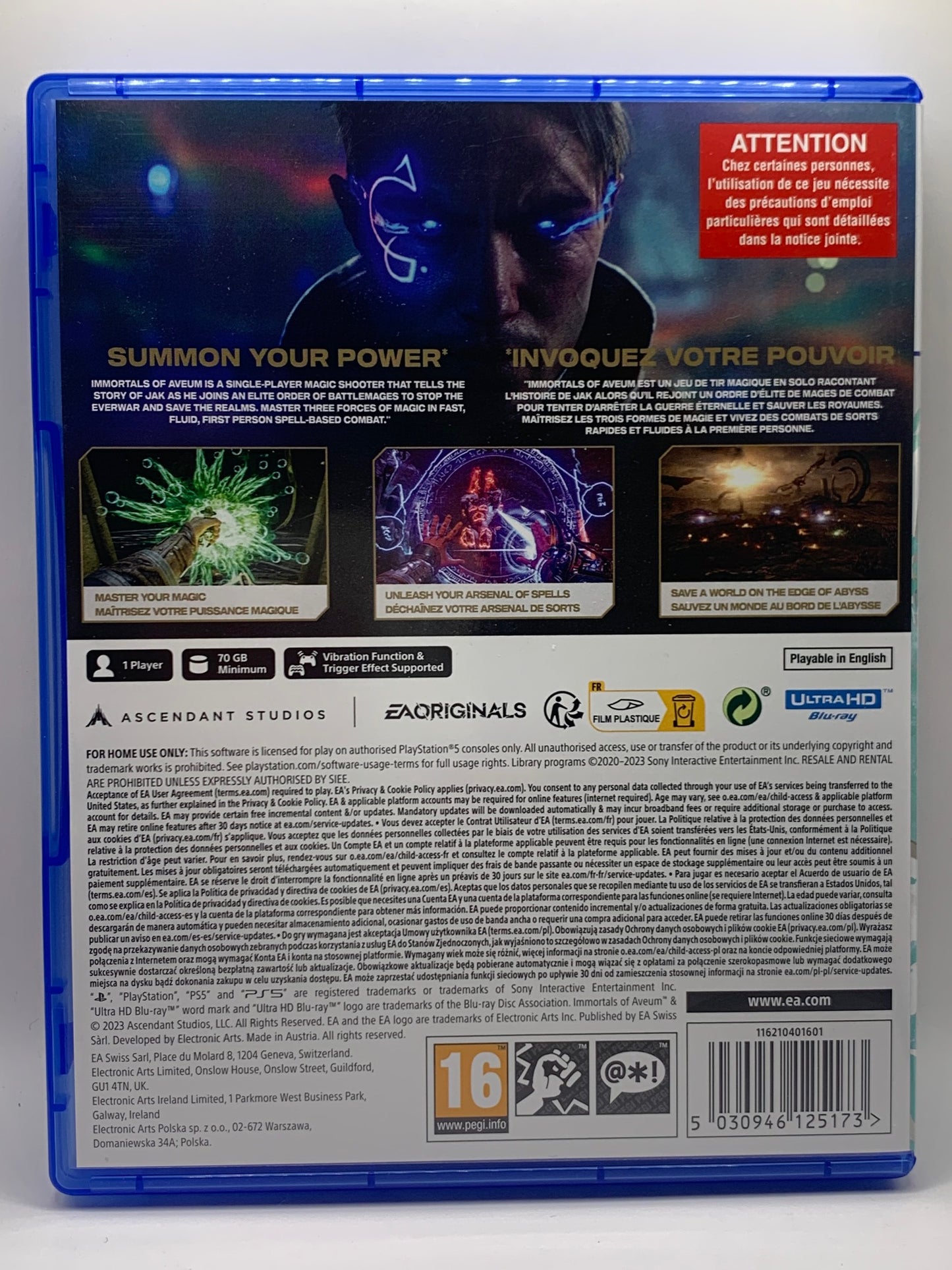 PS5 - Immortals of Aveum - EN, FR