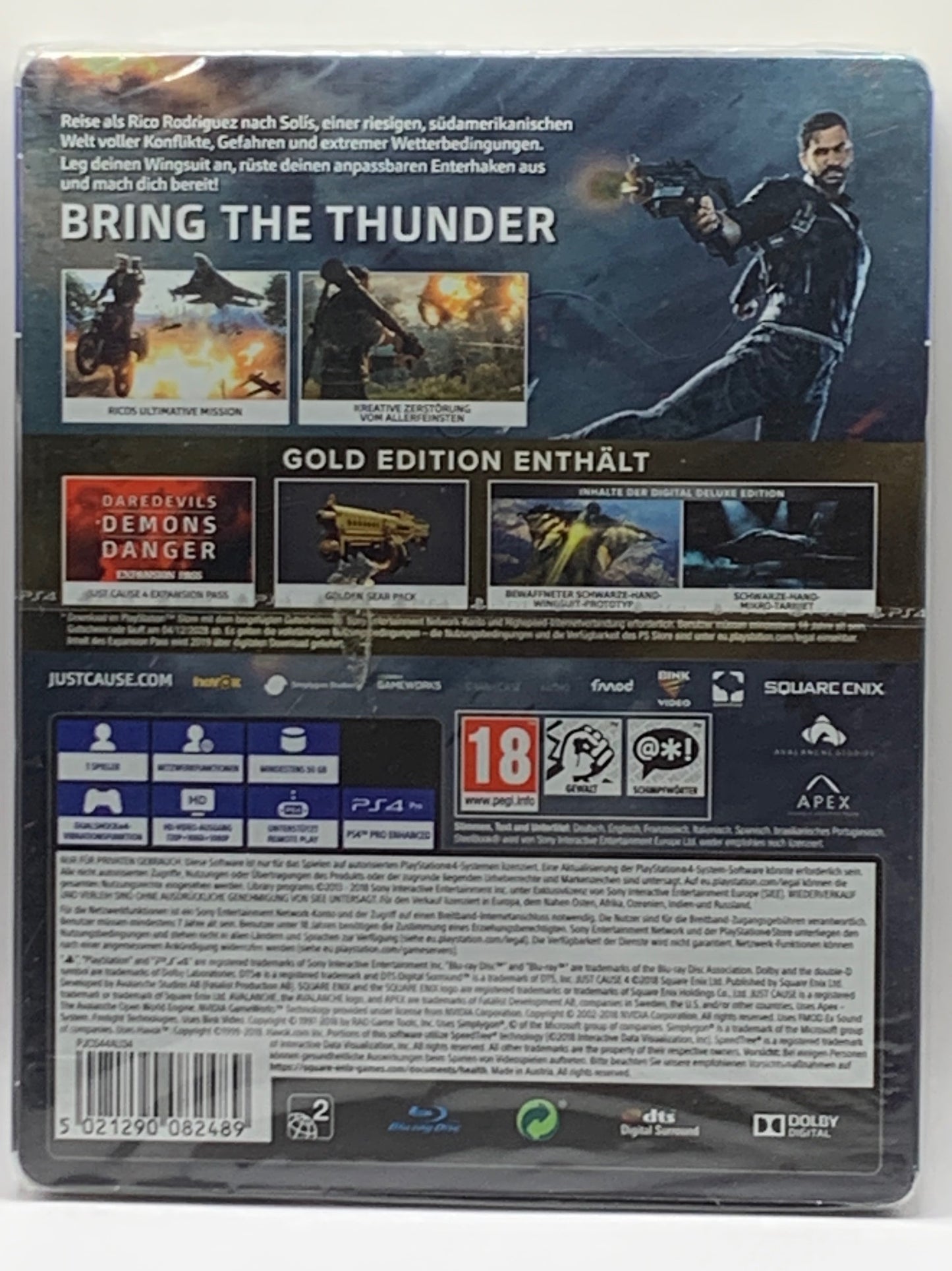 PS4 - Just Cause 4 Gold Edition - NEU Sealed - DE