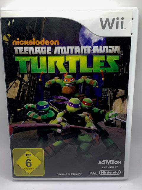 Nintendo Wii - Nickelodeon Teenage Mutant Ninja Turtles - DE