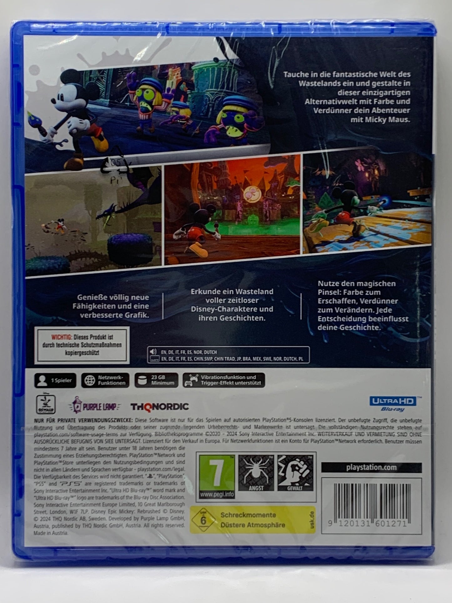 PS5 - Epic Mickey Rebrushed - NEU Sealed - DE