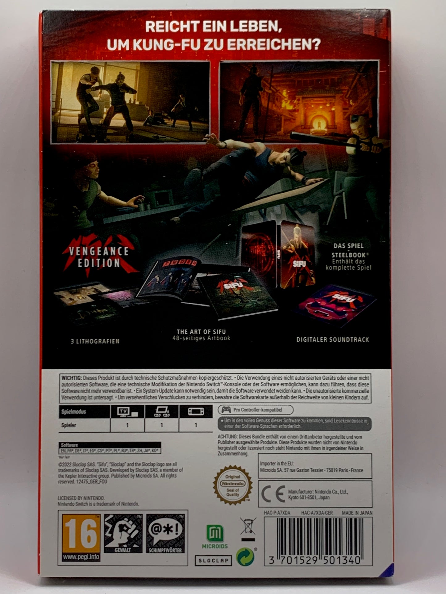 Nintendo Switch - Sifu Vengeance Edition - DE