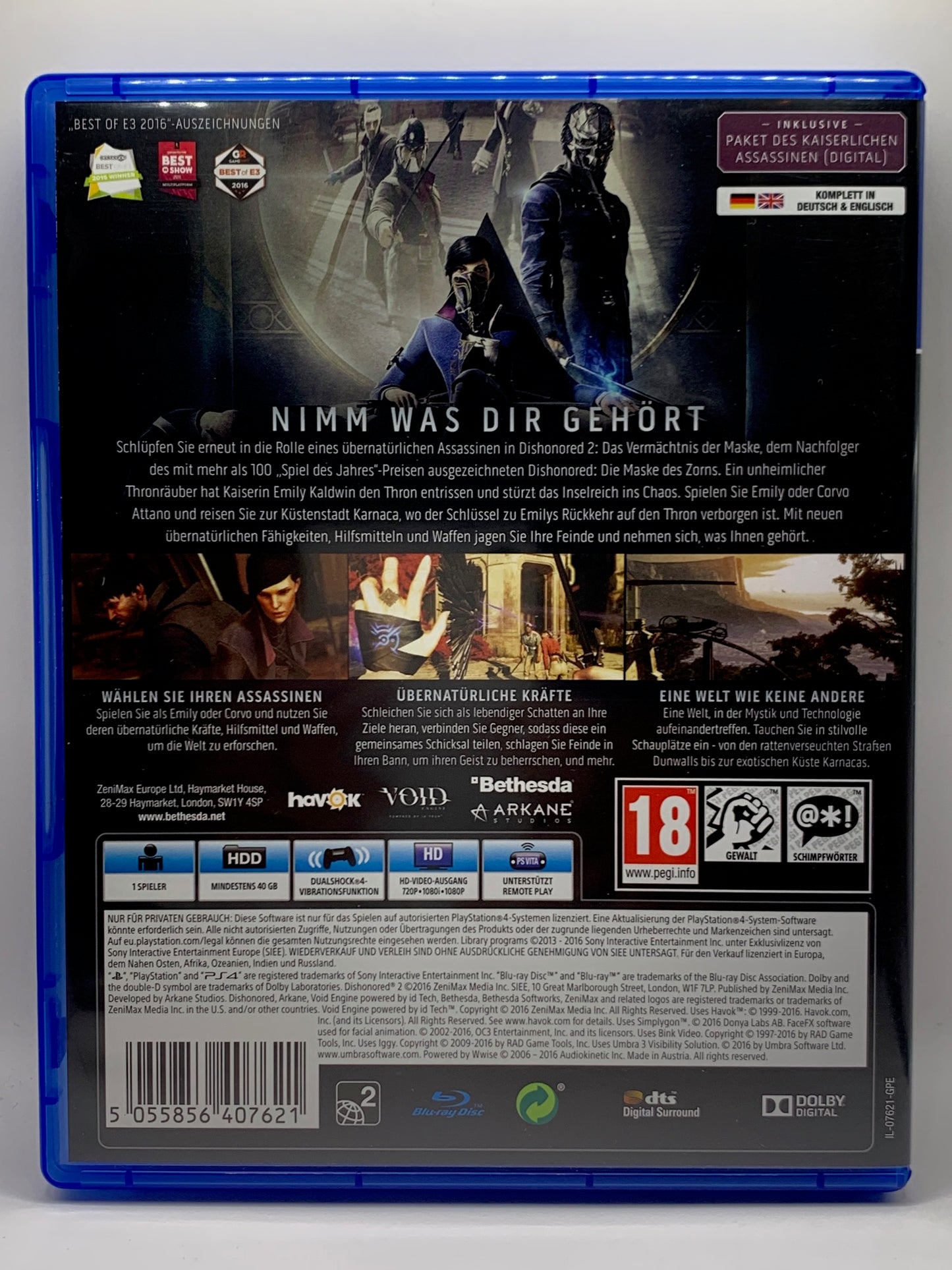 PS4 - Dishonored 2: Das Vermächtnis der Maske - DE