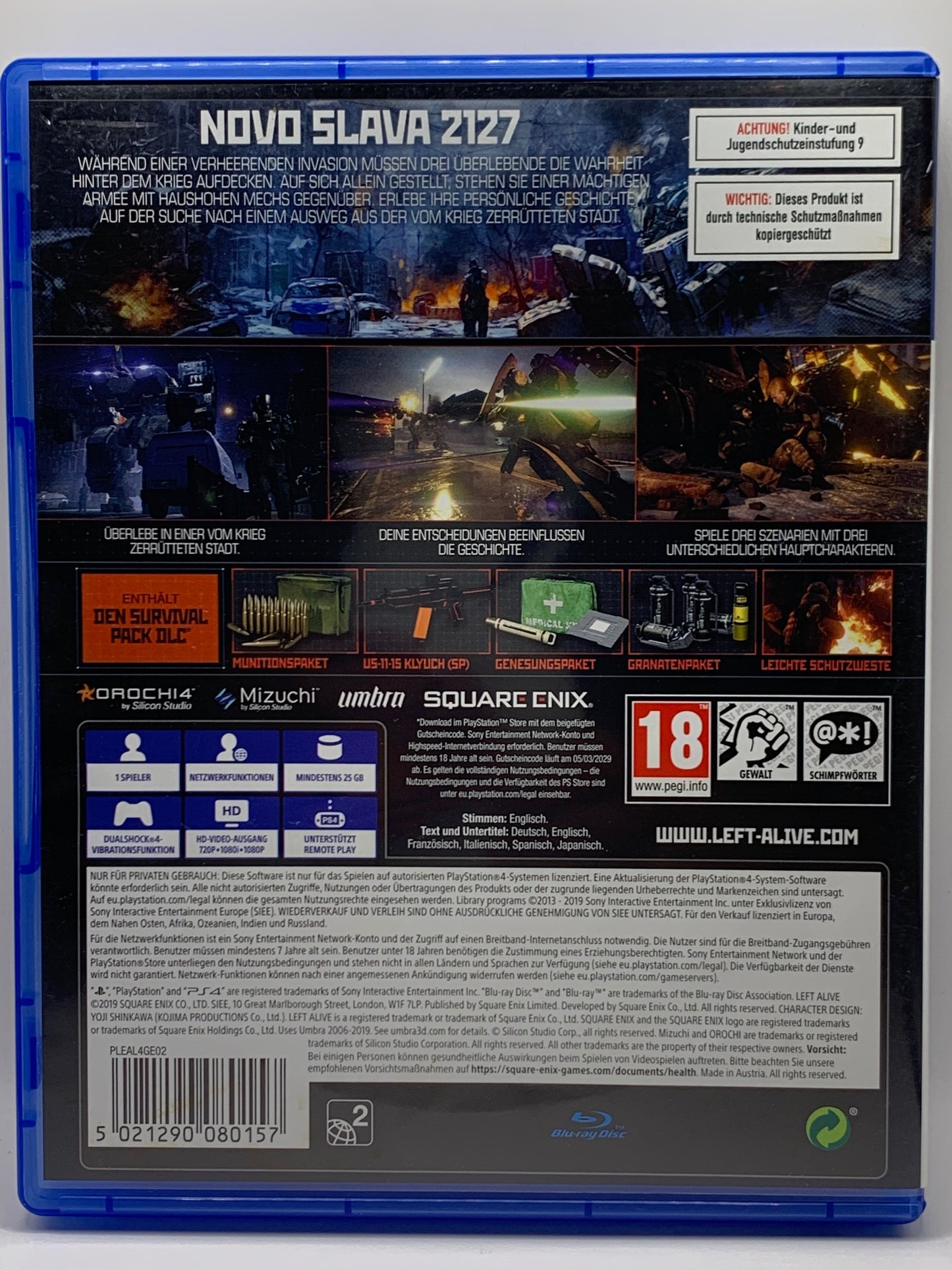 PS4 - Left Alive Day One Edition - DE