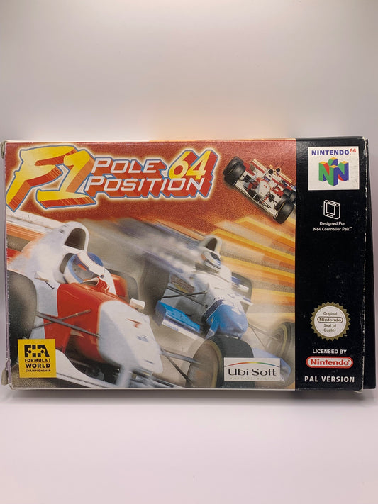 N64 - F1 Pole Position 64 OVP - Mehrsprachig