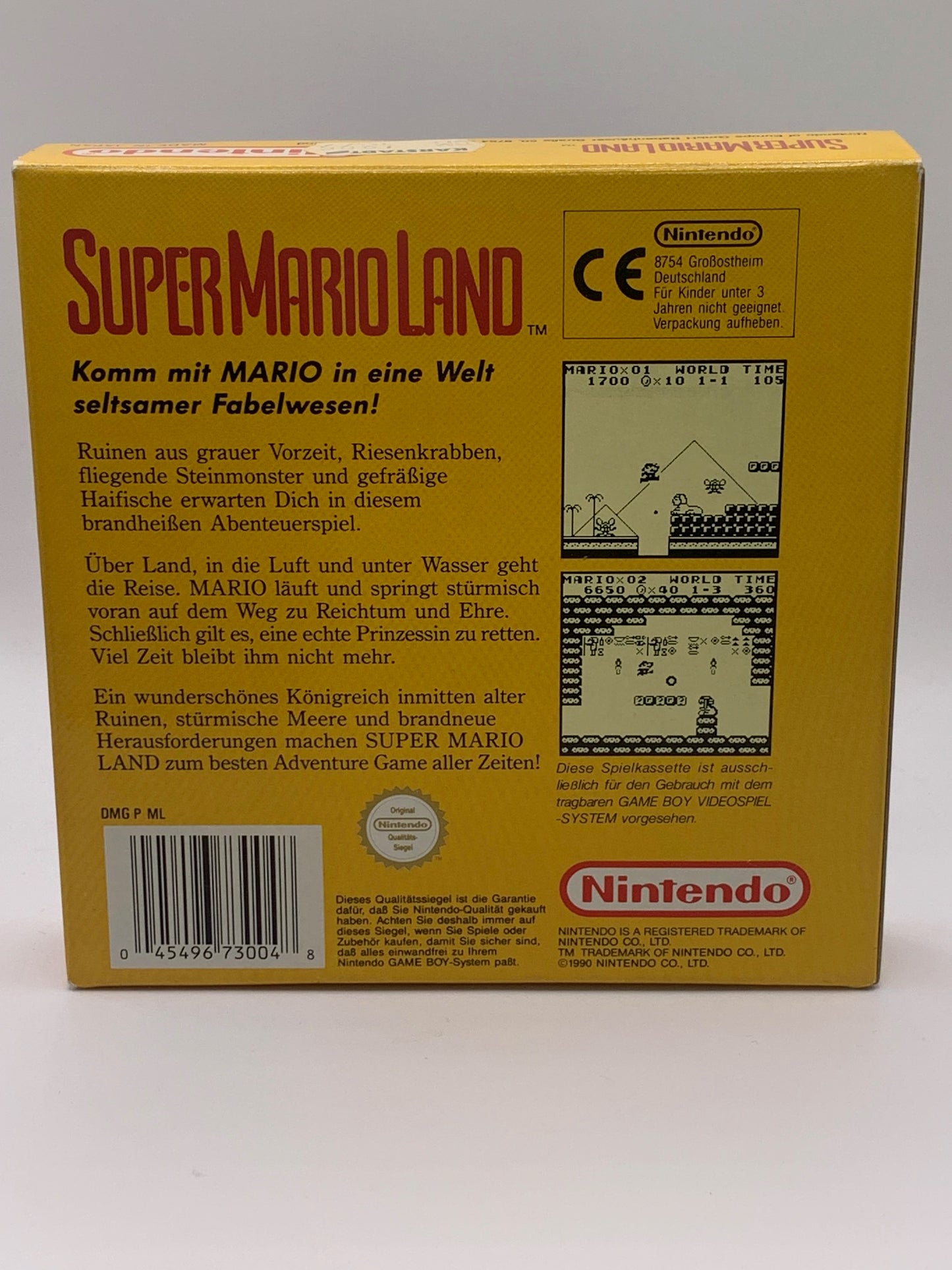 Game Boy - Super Mario Land OVP - DE
