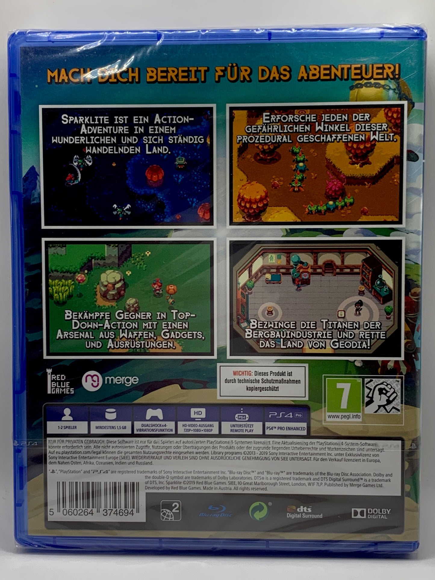 PS4 - Sparklite - NEU Sealed - DE