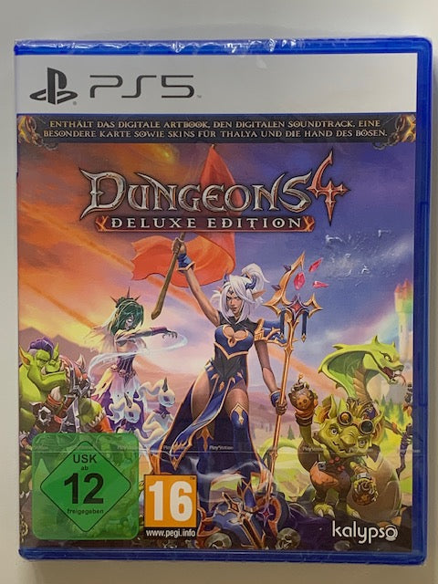 PS5 - Dungeons 4: Deluxe Edition - NEU Sealed - DE